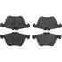 300.12400 by CENTRIC - Centric Premium Semi-Metallic Brake Pads with Shims and Hardware