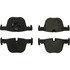 300.16100 by CENTRIC - Centric Premium Semi-Metallic Brake Pads with Shims and Hardware