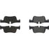 300.17620 by CENTRIC - Centric Premium Semi-Metallic Brake Pads with Shims