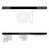 Centric 123.42019 Brake Drum C-Tek Standard Brake Drum