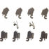Wagner H5656 Disc Brake Hardware Kit Wagner H5656 Brake Disc Alignment Kit