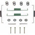 Wagner H17162 Drum Brake Hardware Kit Wagner H17162 Brake Combi Kit