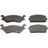 MX180 by WAGNER - Wagner ThermoQuiet MX180 Semi-Metallic Disc Brake Pad Set