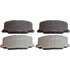 MX356 by WAGNER - Wagner ThermoQuiet MX356 Semi-Metallic Disc Brake Pad Set