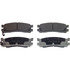 MX390 by WAGNER - Wagner ThermoQuiet MX390 Semi-Metallic Disc Brake Pad Set