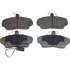 MX405 by WAGNER - Wagner ThermoQuiet MX405 Semi-Metallic Disc Brake Pad Set