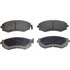 MX486 by WAGNER - Wagner ThermoQuiet MX486 Semi-Metallic Disc Brake Pad Set