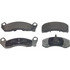 MX499 by WAGNER - Wagner ThermoQuiet MX499 Semi-Metallic Disc Brake Pad Set