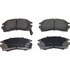 MX509 by WAGNER - Wagner ThermoQuiet MX509 Semi-Metallic Disc Brake Pad Set