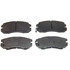 MX563 by WAGNER - Wagner ThermoQuiet MX563 Semi-Metallic Disc Brake Pad Set