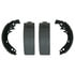 PAB159 by WAGNER - Wagner ThermoQuiet PAB159 Drum Brake Shoe Set