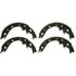 PAB272D by WAGNER - Wagner ThermoQuiet PAB272D Drum Brake Shoe Set