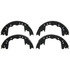 PAB357AR by WAGNER - Wagner ThermoQuiet PAB357AR Drum Brake Shoe Set