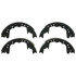 PAB358AR by WAGNER - Wagner ThermoQuiet PAB358AR Drum Brake Shoe Set