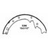 PAB366R by WAGNER - Wagner ThermoQuiet PAB366R Drum Brake Shoe Set