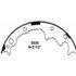 PAB538R by WAGNER - Wagner ThermoQuiet PAB538R Drum Brake Shoe Set