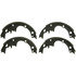 PAB242DR by WAGNER - Wagner ThermoQuiet PAB242DR Drum Brake Shoe Set