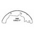 PAB665R by WAGNER - Wagner ThermoQuiet PAB665R Drum Brake Shoe Set