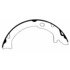 PAB725 by WAGNER - Wagner ThermoQuiet PAB725 Parking Brake Shoe Set