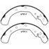 PAB751 by WAGNER - Wagner ThermoQuiet PAB751 Drum Brake Shoe Set