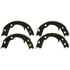 PAB758 by WAGNER - Wagner ThermoQuiet PAB758 Parking Brake Shoe Set