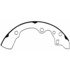 PAB598 by WAGNER - Wagner ThermoQuiet PAB598 Drum Brake Shoe Set