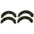 PAB629R by WAGNER - Wagner ThermoQuiet PAB629R Drum Brake Shoe Set