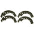 PAB945 by WAGNER - Wagner ThermoQuiet PAB945 Drum Brake Shoe Set