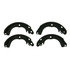 PAB961 by WAGNER - Wagner ThermoQuiet PAB961 Parking Brake Shoe Set