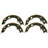 PAB796 by WAGNER - Wagner ThermoQuiet PAB796 Parking Brake Shoe Set