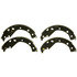 PAB802 by WAGNER - Wagner ThermoQuiet PAB802 Drum Brake Shoe Set