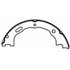 PAB809 by WAGNER - Wagner ThermoQuiet PAB809 Parking Brake Shoe Set