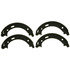 PAB843 by WAGNER - Wagner ThermoQuiet PAB843 Parking Brake Shoe Set