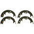 PAB859 by WAGNER - Wagner ThermoQuiet PAB859 Parking Brake Shoe Set