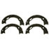 PAB862 by WAGNER - Wagner ThermoQuiet PAB862 Parking Brake Shoe Set