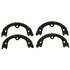 PAB867 by WAGNER - Wagner ThermoQuiet PAB867 Parking Brake Shoe Set