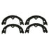 PAB869 by WAGNER - Wagner ThermoQuiet PAB869 Parking Brake Shoe Set