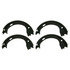 PAB924 by WAGNER - Wagner ThermoQuiet PAB924 Drum Brake Shoe Set