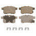 PD1336 by WAGNER - Wagner ThermoQuiet PD1336 Ceramic Disc Brake Pad Set