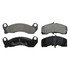 SX150 by WAGNER - Wagner SevereDuty SX150 Semi-Metallic Disc Brake Pad Set