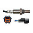 234-4383 by DENSO - Oxygen Sensor 4 Wire, Direct Fit, Heated, Wire Length: 21.65