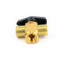 VS-22535 by HENDRICKSON - SURELOK 3-Way Ball Valve - Manual, 1/4" NPT Ports