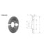 Leland L3160 Brake Hardware Tech Tray DUST SHIELD (SO)
