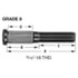 Leland W602 Brake Hardware Tech Tray HEADED STUD (SO)