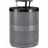 261927GY by GLOBAL INDUSTRIAL - Global Industrial&#153; Outdoor Perforated Steel Trash Can With Rain Bonnet Lid, 36 Gallon, Gray