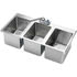 HS-3819 by KROWNE - Krowne® HS-3819 Three Compartment Drop-In Hand Sink 36" x 18"