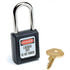 410BLK by MASTER LOCK - Master Lock® Safety 410 Series Safety Zenex Thermoplastic Padlock, Black, 410BLK