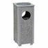 238242GY by GLOBAL INDUSTRIAL - Global Industrial Stone Panel Trash Sand Urn, Gray 2-1/2 Gallon, 10-1/4" Square X 24"H