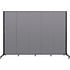 BFSL685-DG by SCREENFLEX - Screenflex 5 Panel Light-Duty Portable Room Divider, 6'5"H x 9'5"L, Fabric Color: Stone