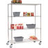 189400A by GLOBAL INDUSTRIAL - Nexel® Stainless Steel Wire Shelf Truck 36x18x69 1200 Lb. Capacity